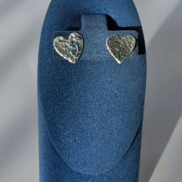Heart Stud — handcrafted jewelry, Affinia Jerusalem