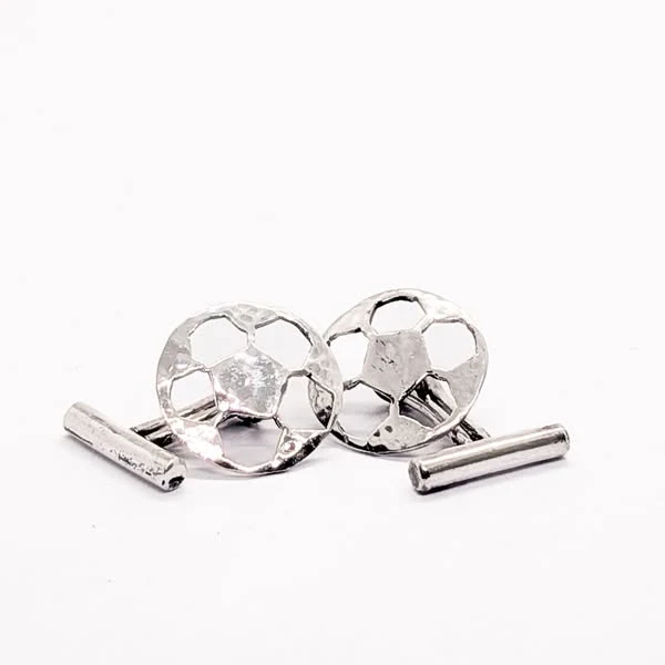 The Gentleman's Pitch (cufflinks) — Silver, Affinia Jerusalem